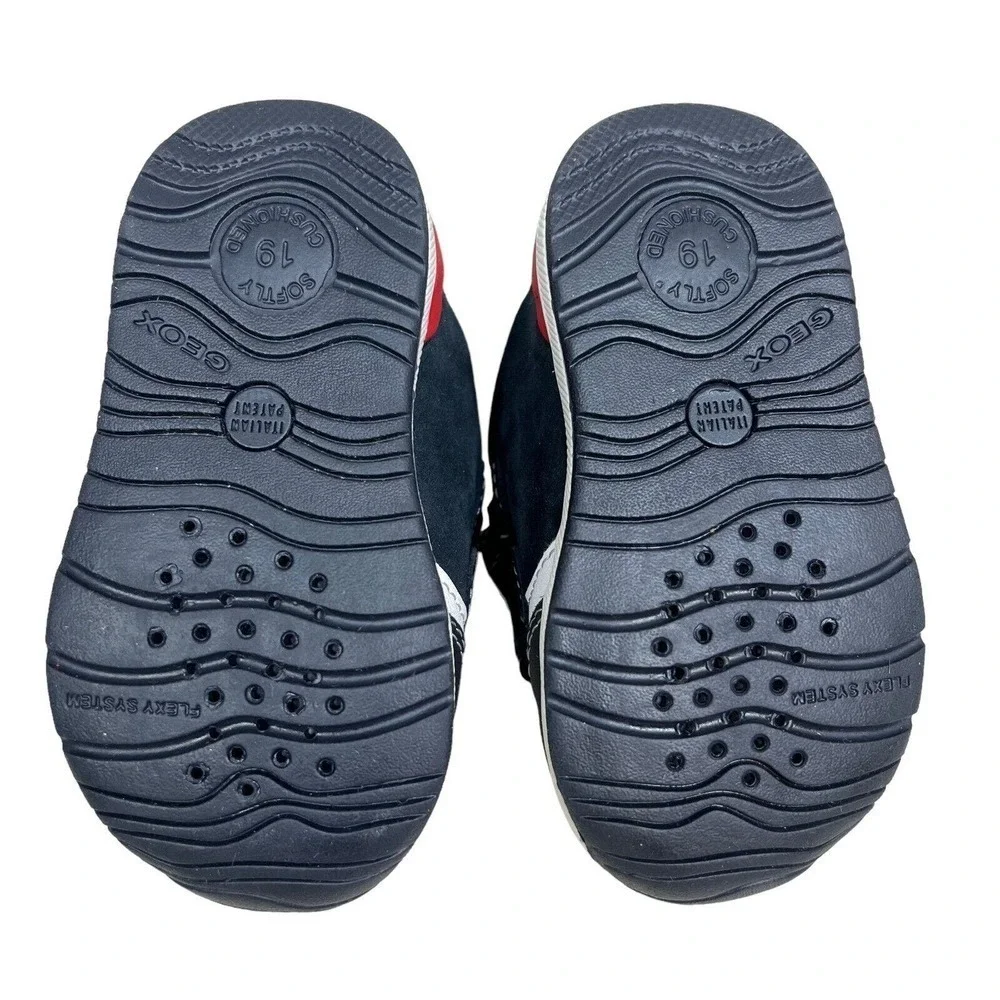 Geox Respira Disney Sneaker Mickey Mouse‎ Duo Monk Straps Baby Boy Blue Size 4